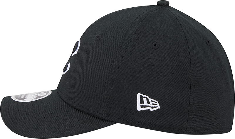 Chicago Cubs New Era M-Crown 39Thirty Black/White Flex Fit Hat Official Team Hat Sports Fan Cap Official MLB Team Hat Baseball Fan Cap