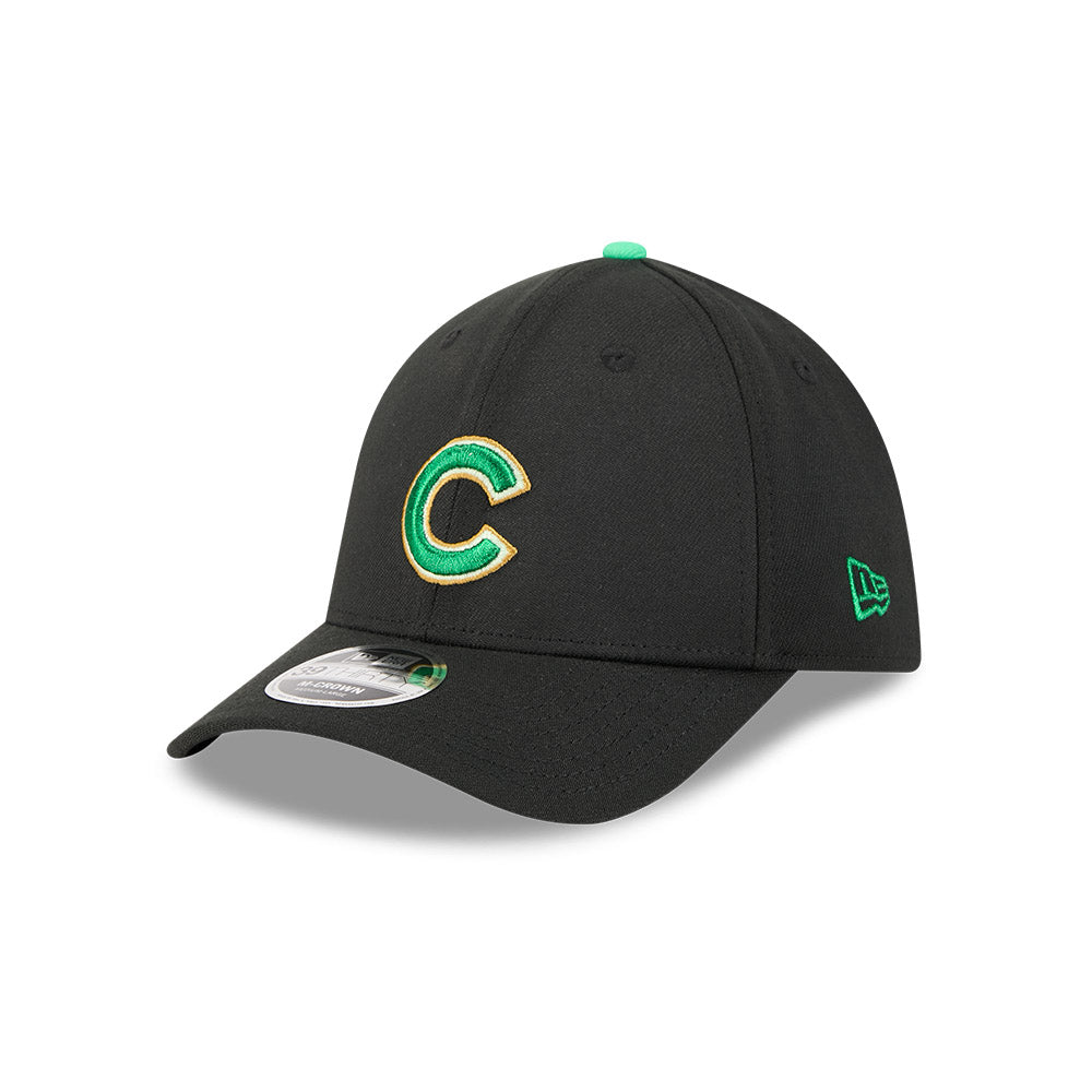 Chicago Cubs New Era M-Crown 39Thirty St. Patrick's Day Flex Fit Hat Official Team Hat Sports Fan Cap Official MLB Team Hat Baseball Fan Cap