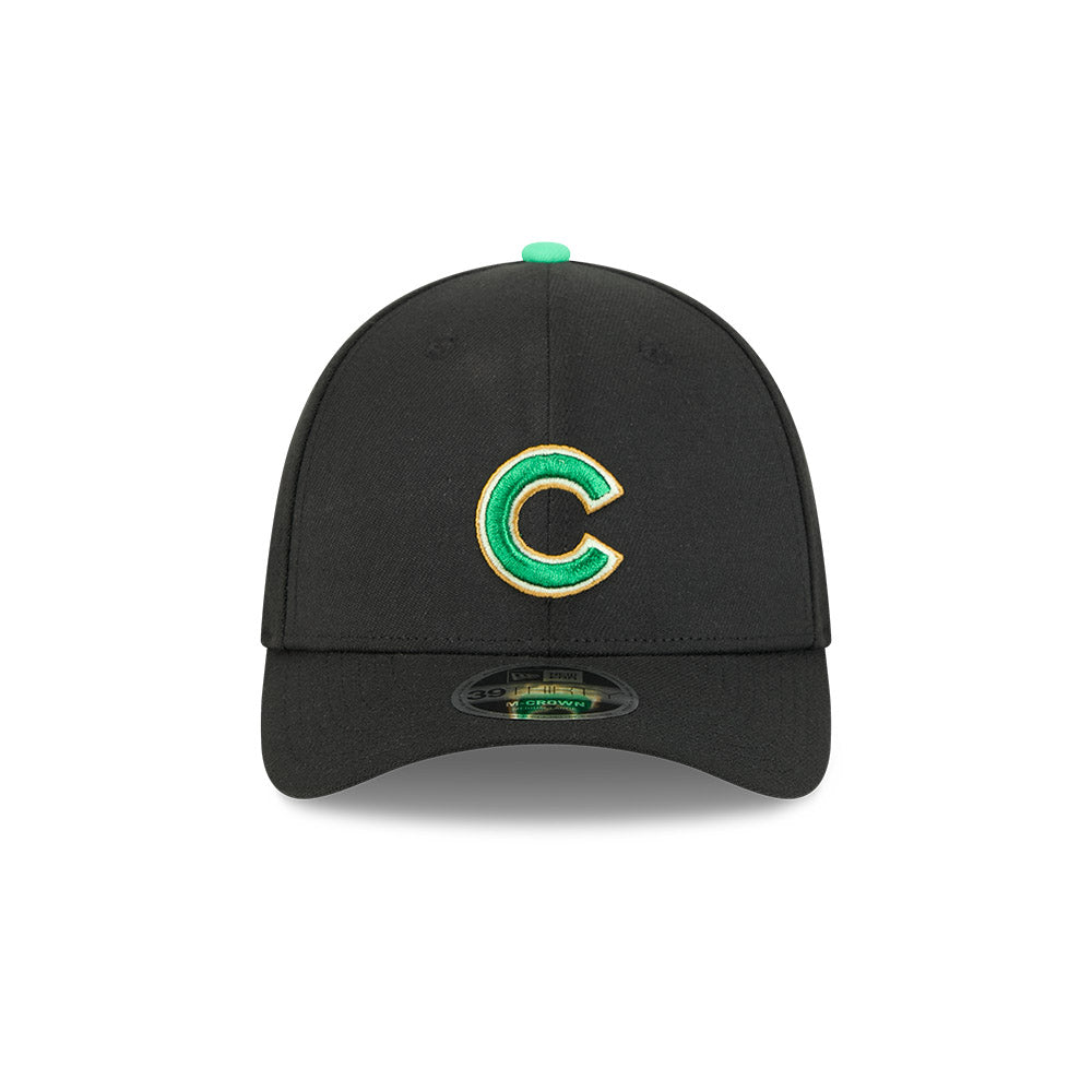 Chicago Cubs New Era M-Crown 39Thirty St. Patrick's Day Flex Fit Hat Official Team Hat Sports Fan Cap Official MLB Team Hat Baseball Fan Cap