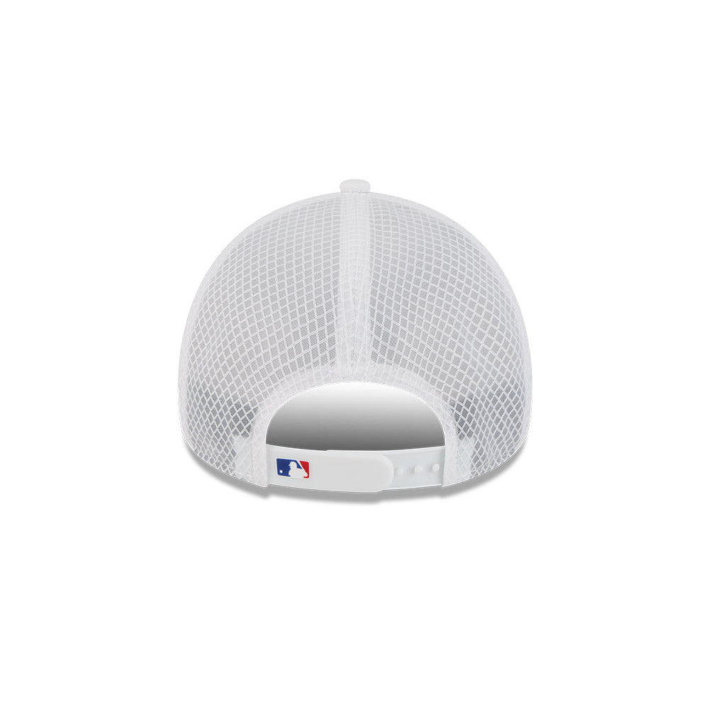 Chicago Cubs New Era 2026 Batting Practice 9Forty APEX "C" Logo Snap Adjustable Hat-White Official Team Hat Sports Fan Cap Official MLB Team Hat Baseb