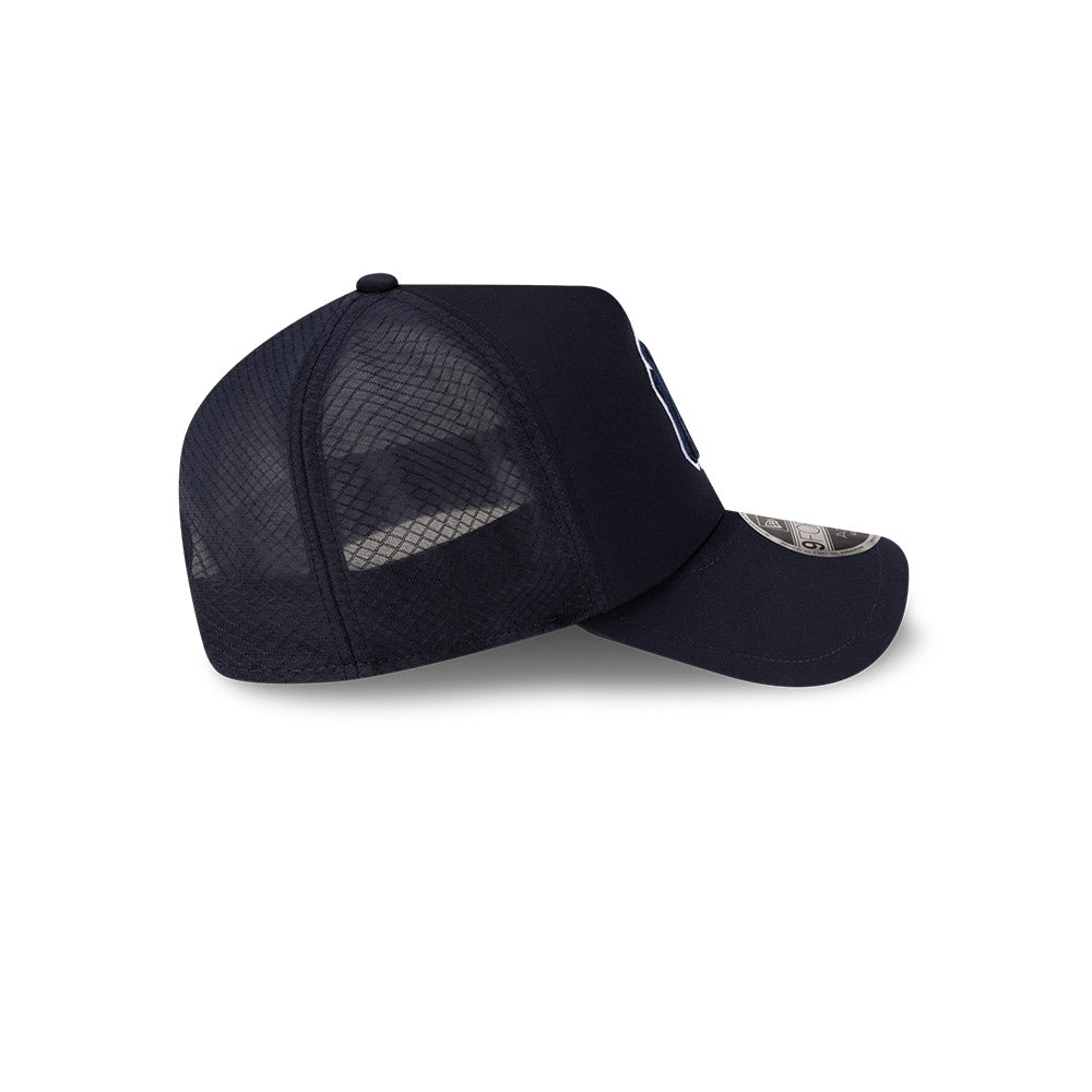 New York Yankees New Era Batting Practice 2026 9Forty APEX Snap Adjustable Hat-Navy Official Team Hat Sports Fan Cap Official MLB Team Hat Baseball Fa