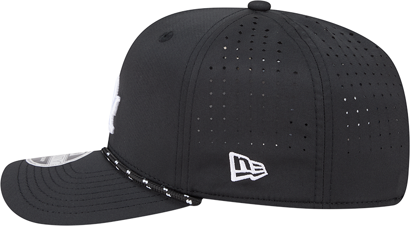 Men's Los Angeles Dodgers New Era Black Performance 9SEVENTY Sport Adjustable Hat Official Team Hat Sports Fan Cap Official MLB Team Hat Baseball Fan