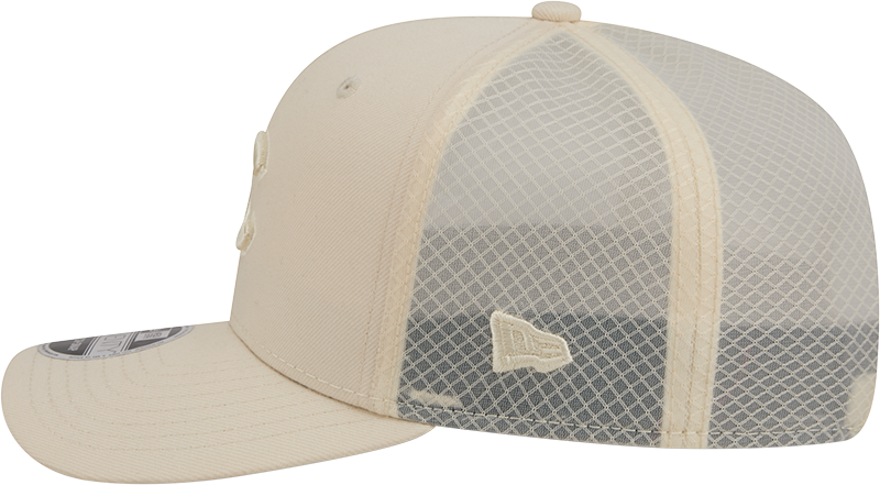 Men's Chicago Cubs New Era Light Beige Color Pack 9SEVENTY Trucker Adjustable Hat Official Team Hat Sports Fan Cap Official MLB Team Hat Baseball Fan