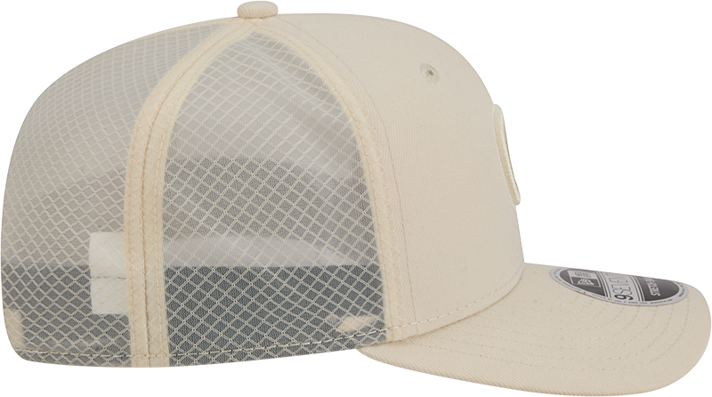 Men's Chicago Cubs New Era Light Beige Color Pack 9SEVENTY Trucker Adjustable Hat Official Team Hat Sports Fan Cap Official MLB Team Hat Baseball Fan