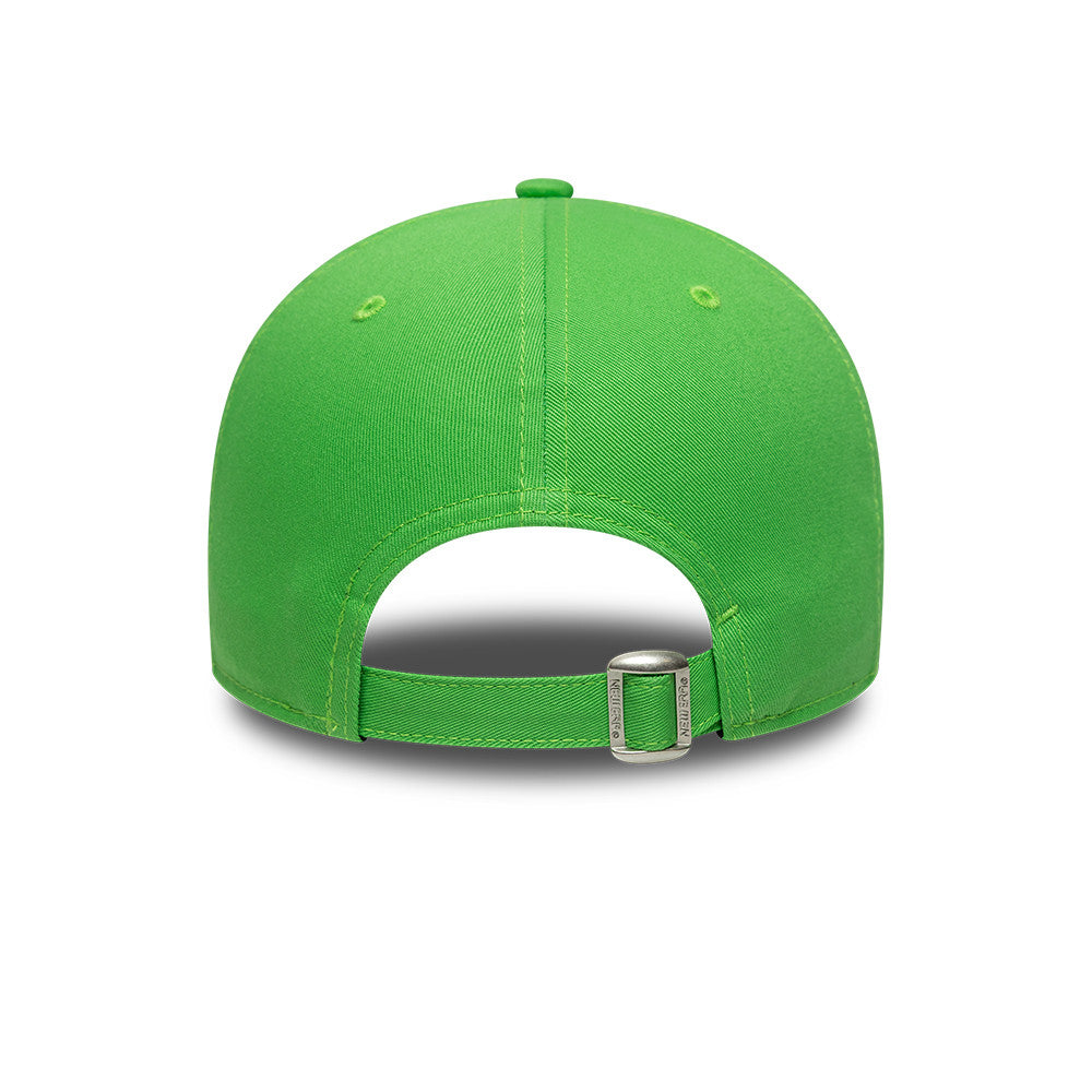 Los Angeles Dodgers MLB League Essential 9FORTY Strapback New Era Green/White Official Team Hat Sports Fan Cap Official MLB Team Hat Baseball Fan Cap