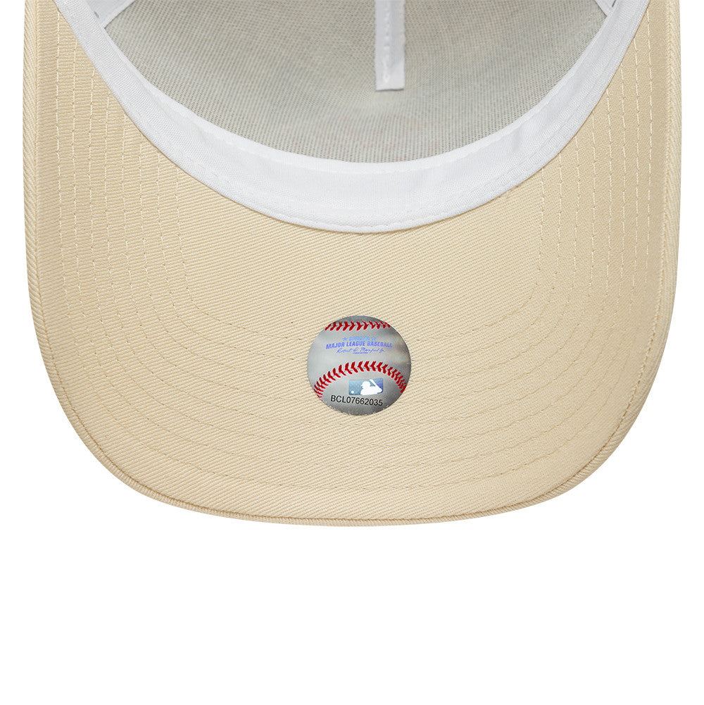 New York Yankees MLB Trucker Snapback New Era Beige/Orange Official Team Hat Sports Fan Cap Official MLB Team Hat Baseball Fan Cap