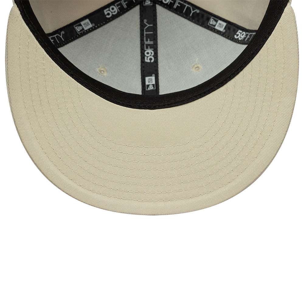 New York Yankees MLB City Icon 59FIFTY Fitted New Era Stone/Blue Official Team Hat Sports Fan Cap Official MLB Team Hat Baseball Fan Cap