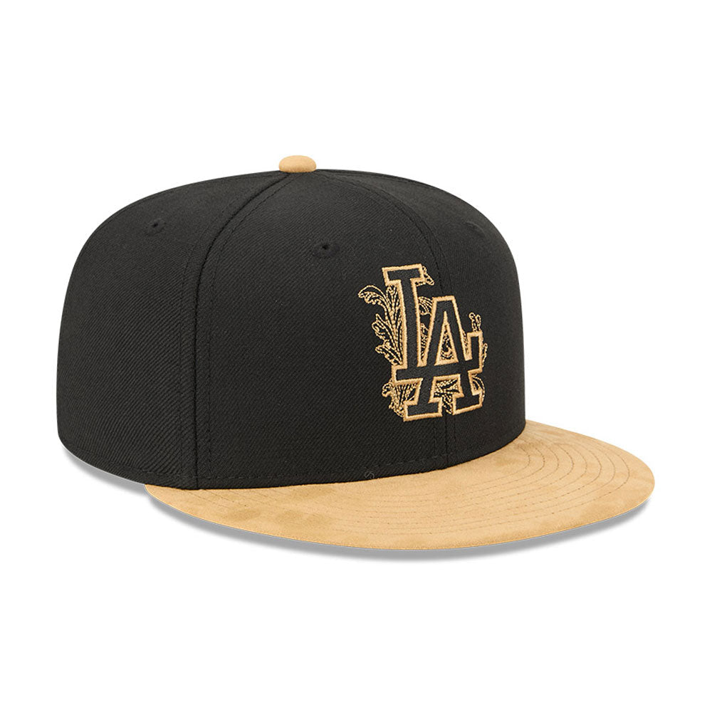 Los Angeles Dodgers MLB 5950Day New Era Black/Gold Official Team Hat Sports Fan Cap Official MLB Team Hat Baseball Fan Cap