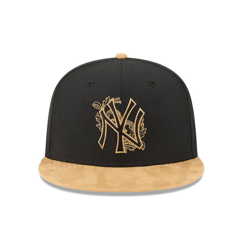 New York Yankees MLB 5950Day New Era Black/Gold Official Team Hat Sports Fan Cap Official MLB Team Hat Baseball Fan Cap