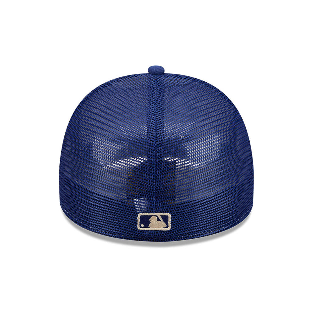 Los Angeles Dodgers MLB 5950 Day Fitted Trucker A-Frame New Era White/Blue Official Team Hat Sports Fan Cap Official MLB Team Hat Baseball Fan Cap
