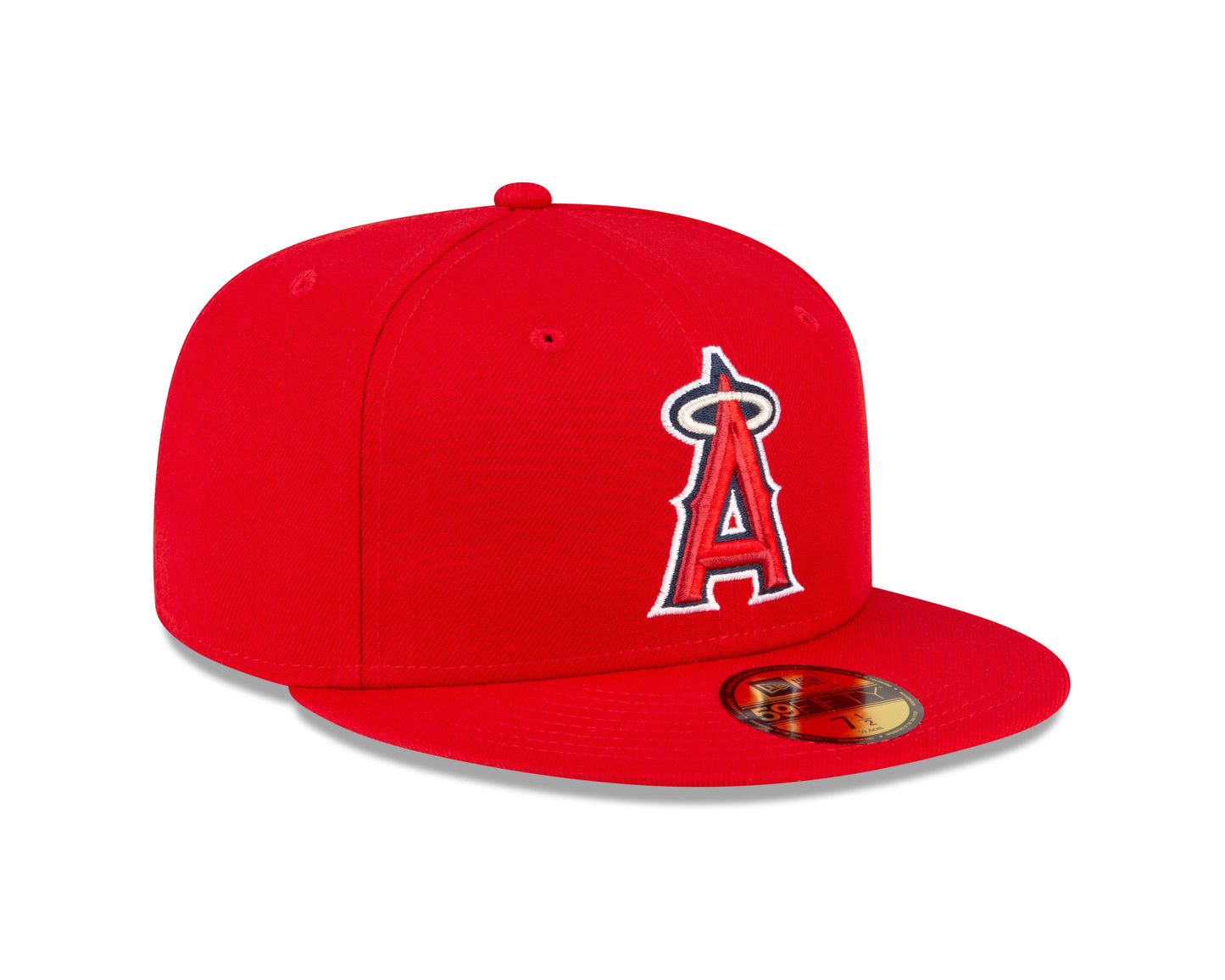 Men's Anaheim Angels New Era Red Game Authentic Collection On-Field 59FIFTY Fitted Hat Official Team Hat Sports Fan Cap Official MLB Team Hat Baseball