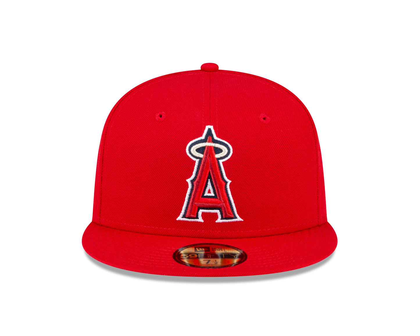 Men's Anaheim Angels New Era Red Game Authentic Collection On-Field 59FIFTY Fitted Hat Official Team Hat Sports Fan Cap Official MLB Team Hat Baseball
