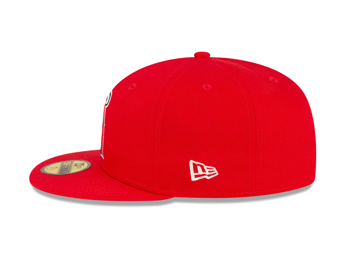 Men's Anaheim Angels New Era Red Game Authentic Collection On-Field 59FIFTY Fitted Hat Official Team Hat Sports Fan Cap Official MLB Team Hat Baseball