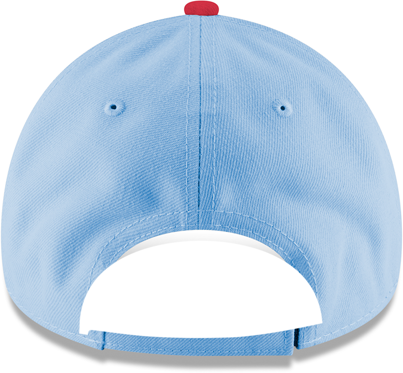 Youth Chicago Cubs Alternate 2 9FORTY Adjustable Chrome/Sky Blue Cap By New Era Official Team Hat Sports Fan Cap Official MLB Team Hat Baseball Fan Ca