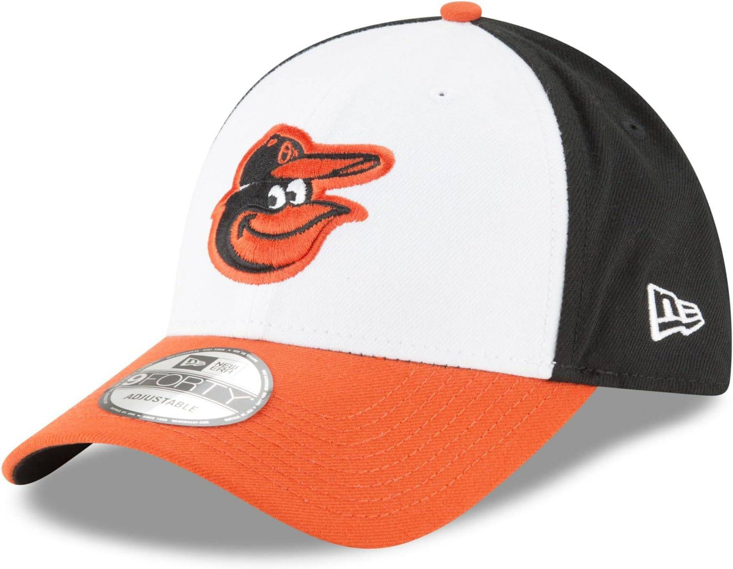 Men's Baltimore Orioles The League 9FORTY Adjustable Home Cap Official Team Hat Sports Fan Cap Official MLB Team Hat Baseball Fan Cap