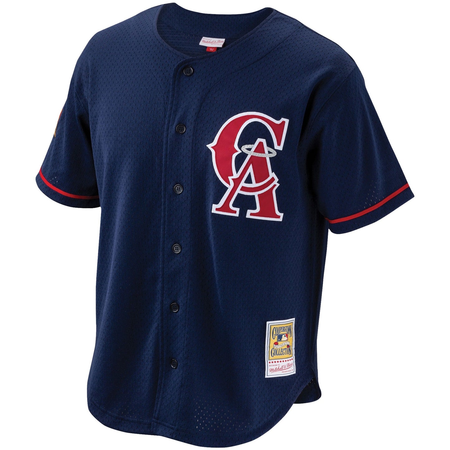 Men's Bo Jackson California Angels Mitchell & Ness Cooperstown Collection Authentic Batting Practice Jersey - Navy Official Team Jersey Sports Fan App