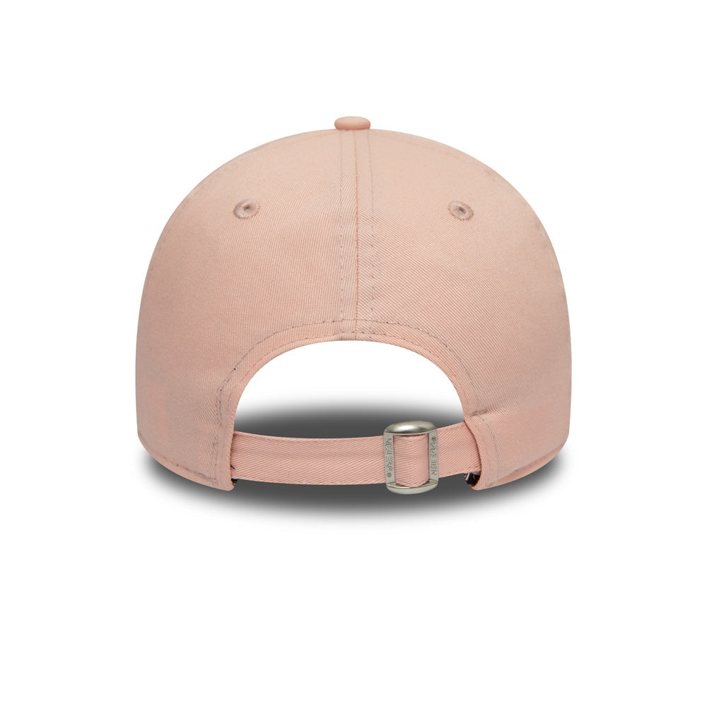 New York Yankees MLB League Essential 9FORTY Women Strapback Light Pink/White Official Team Hat Sports Fan Cap Official MLB Team Hat Baseball Fan Cap