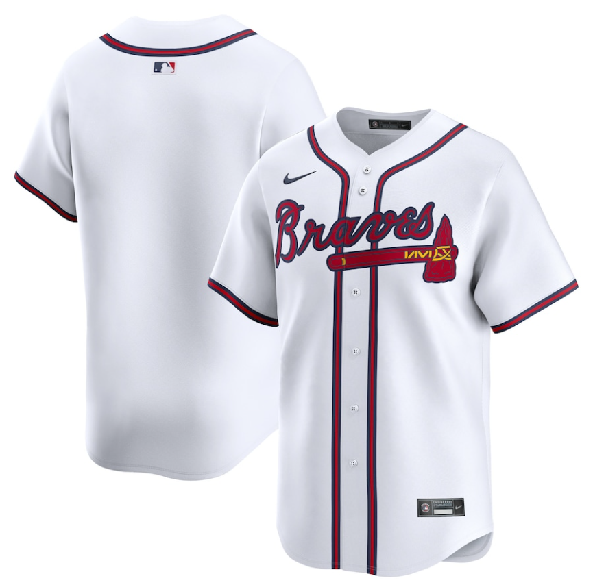 Nike - MLB Game Jersey - Atlanta Braves - Home Official Team Jersey Sports Fan Apparel Official MLB Team Jersey Baseball Fan Apparel