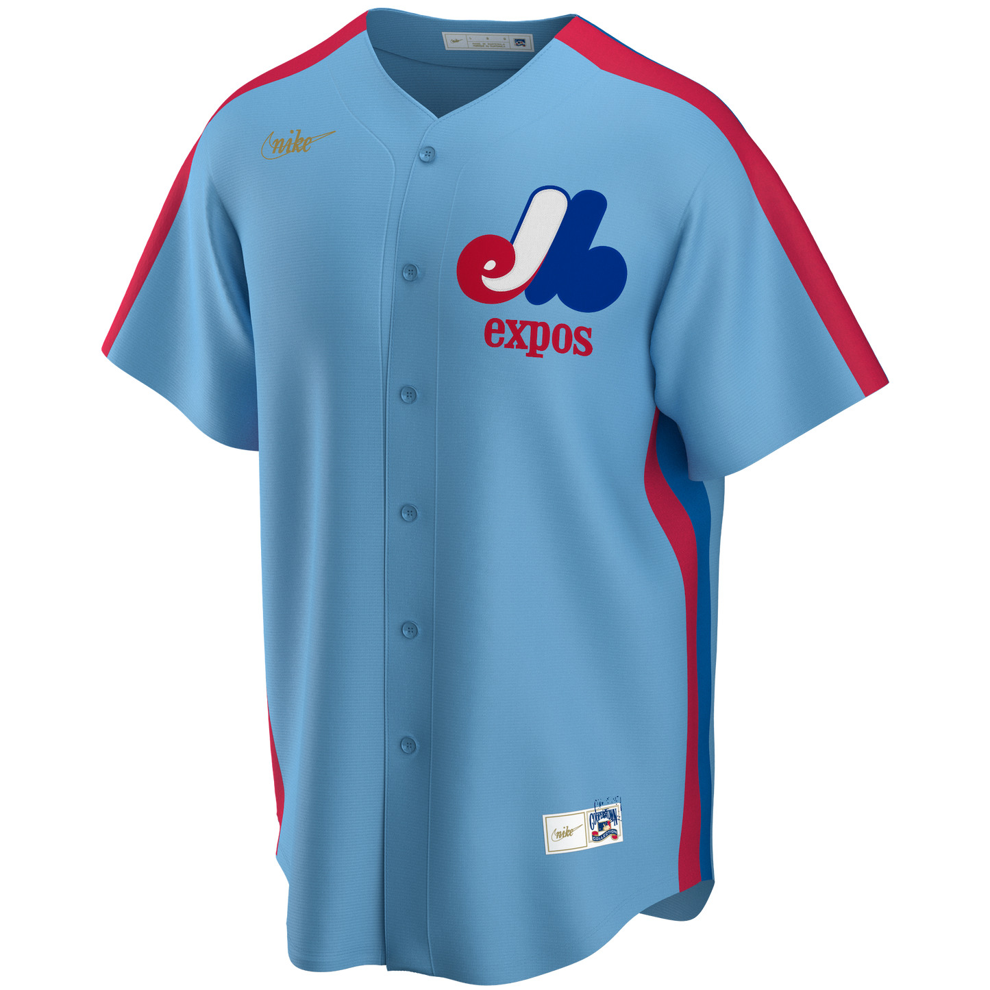 Men's Montreal Expos Vladimir Guerrero Nike Light Blue Road Cooperstown Collection Team Jersey Official Team Jersey Sports Fan Apparel Official MLB Te