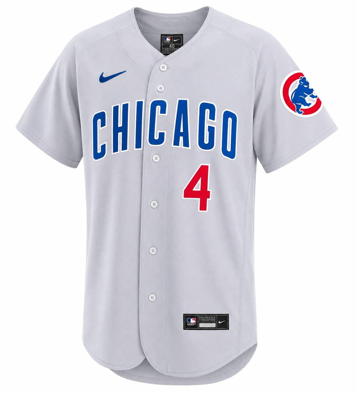 Men's Chicago Cubs Pete Crow-Armstrong Nike Road Gray Authentic Player Jersey Official Team Jersey Sports Fan Apparel Official MLB Team Jersey Basebal