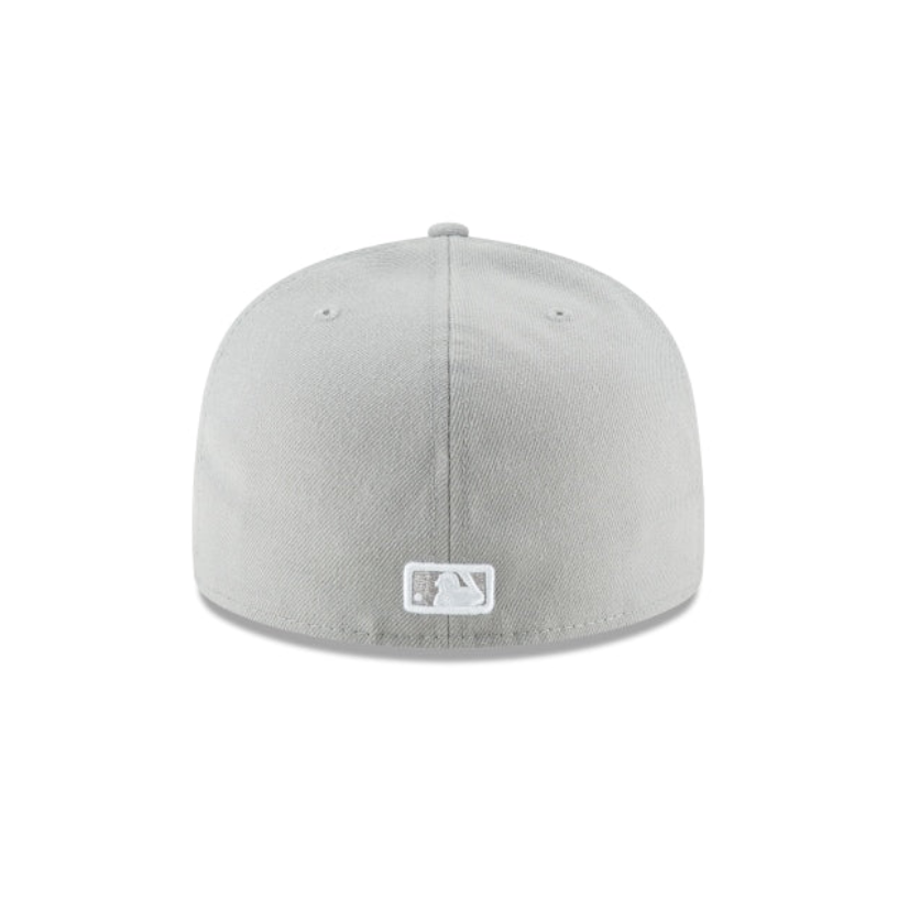 Los Angeles Dodgers MLB League Essential 59FIFTY Fitted New Era Gray/White Official Team Hat Sports Fan Cap Official MLB Team Hat Baseball Fan Cap