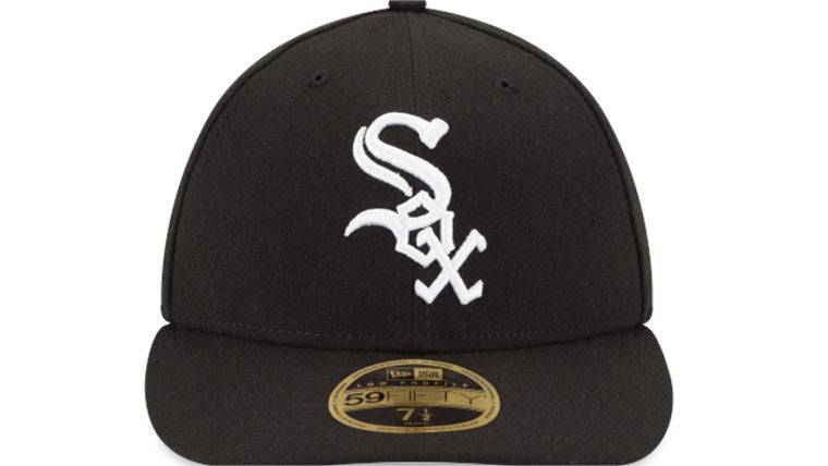 Men's Chicago White Sox New Era Black Authentic Collection On Field Low Profile Game 59FIFTY Fitted Hat Official Team Hat Sports Fan Cap Official MLB