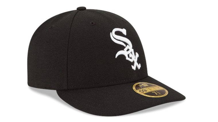 Men's Chicago White Sox New Era Black Authentic Collection On Field Low Profile Game 59FIFTY Fitted Hat Official Team Hat Sports Fan Cap Official MLB