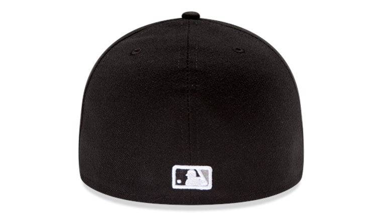 Men's Chicago White Sox New Era Black Authentic Collection On Field Low Profile Game 59FIFTY Fitted Hat Official Team Hat Sports Fan Cap Official MLB