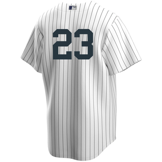 Men's Nike Don Mattingly #23 White New York Yankees Home Official Replica Player Jersey Official Team Jersey Sports Fan Apparel Official MLB Team Jers
