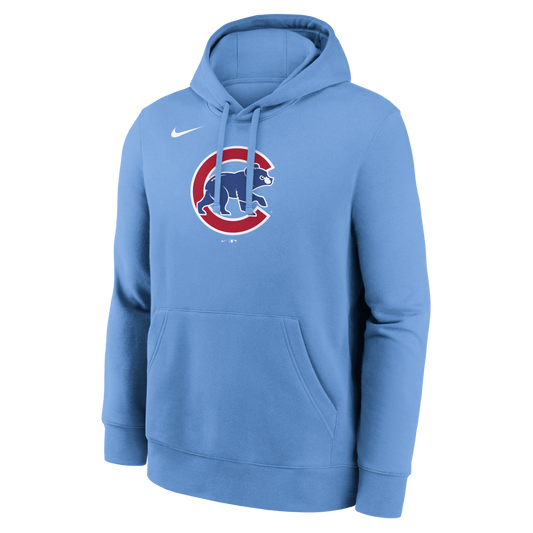 Mens Chicago Cubs Nike Inside Job Valor Blue Hoodie MLB Fan Gear Popular Style