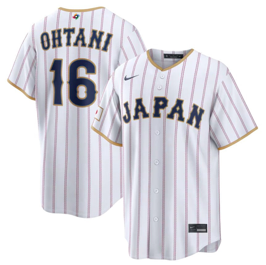 Shohei Ohtani Japan World Baseball Classic MLB Home Stadium Jersey Nike Official Team Jersey Sports Fan Apparel Official MLB Team Jersey Baseball Fan