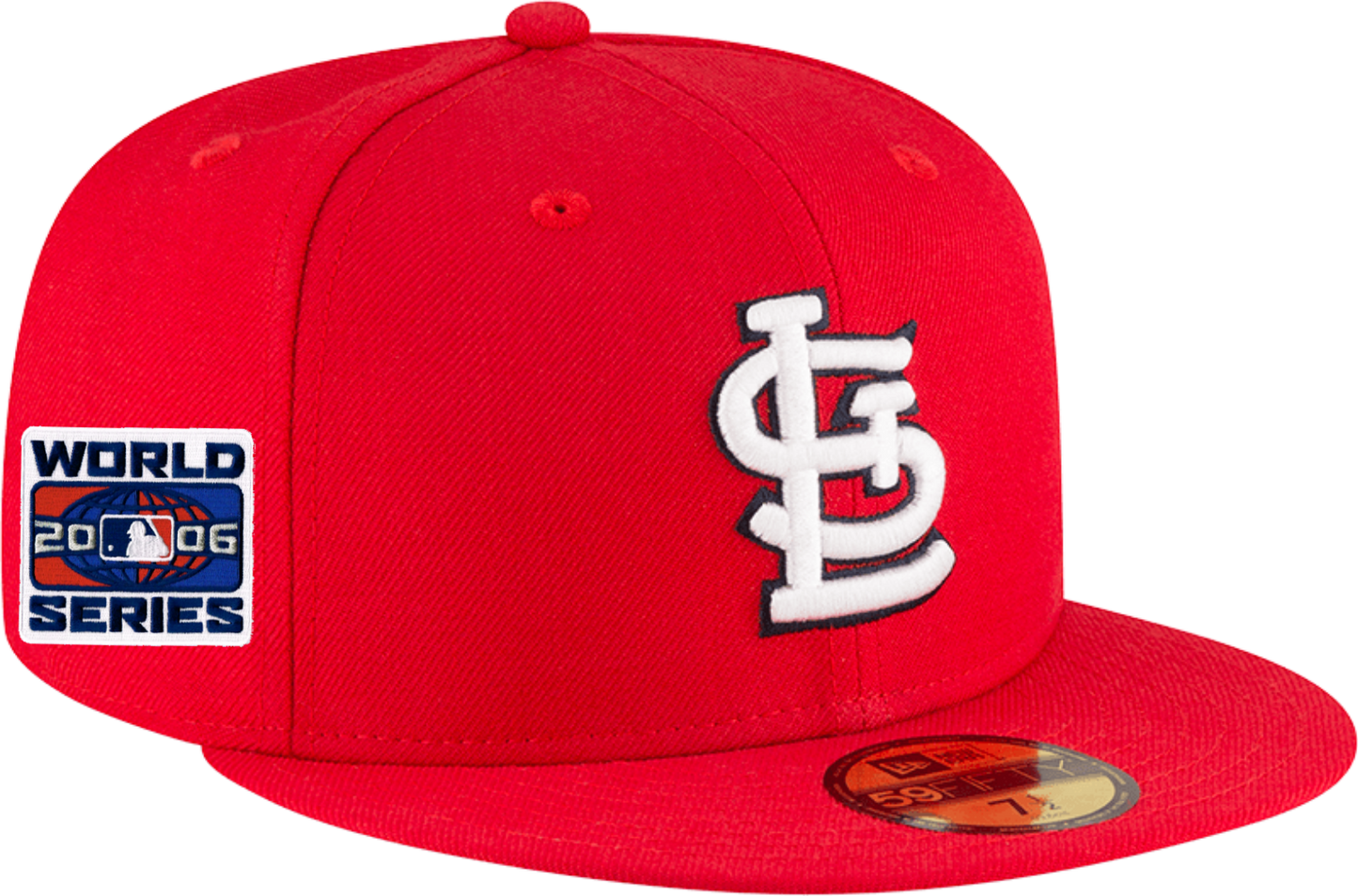 St. Louis Cardinals Classic 2006 World Series Red New Era 59Fifty Fitted Hat Official Team Hat Sports Fan Cap Official MLB Team Hat Baseball Fan Cap
