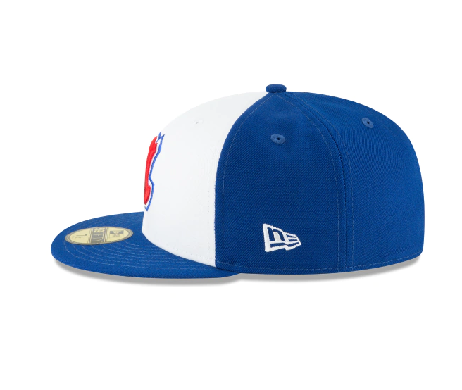 Men's Atlanta Braves Cooperstown Collection White/Royal 59Fifty Fitted Hat Official Team Hat Sports Fan Cap Official MLB Team Hat Baseball Fan Cap