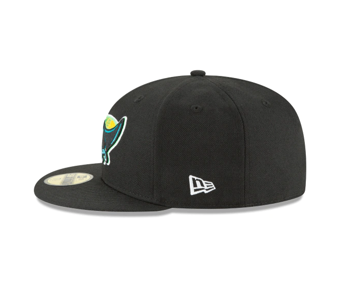 Men's Tampa Bay Devil Rays 1998 Cooperstown Collection Black 59Fifty Fitted Hat Official Team Hat Sports Fan Cap Official MLB Team Hat Baseball Fan Ca