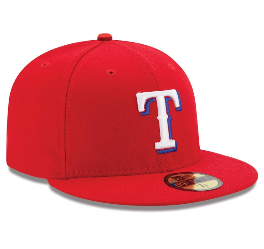 Men's Texas Rangers New Era Red Alternate Authentic Collection On-Field 59FIFTY Fitted Hat Official Team Hat Sports Fan Cap Official MLB Team Hat Base