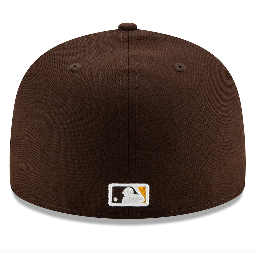 Men's San Diego Padres New Era Brown Authentic Collection On-Field 59FIFTY Fitted Hat Official Team Hat Sports Fan Cap Official MLB Team Hat Baseball