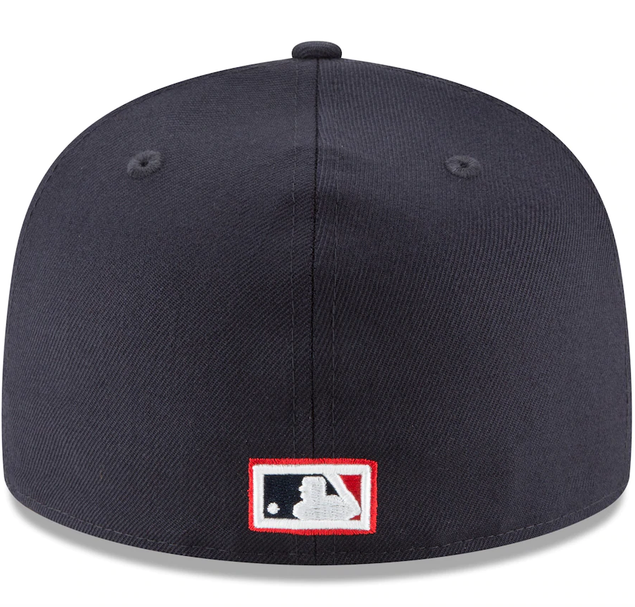 Men's Cleveland Guardians New Era Navy Cooperstown Collection Wool 59FIFTY Fitted Hat Official Team Hat Sports Fan Cap Official MLB Team Hat Baseball