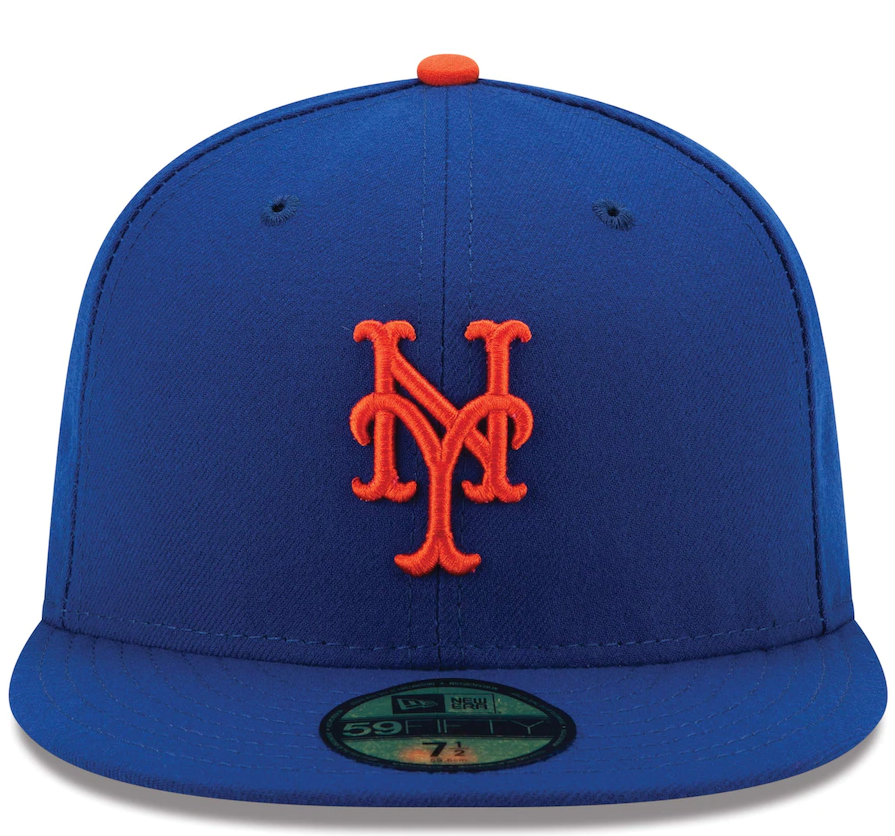 Men's New York Mets New Era Royal Authentic Collection On Field 59FIFTY Fitted Hat Official Team Hat Sports Fan Cap Official MLB Team Hat Baseball Fan