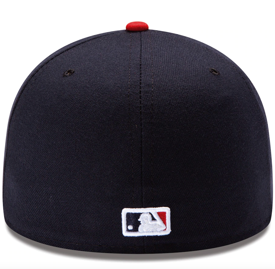 Men's Atlanta Braves New Era Navy/Red Home Authentic Collection On-Field 59FIFTY Fitted Hat Official Team Hat Sports Fan Cap Official MLB Team Hat Bas