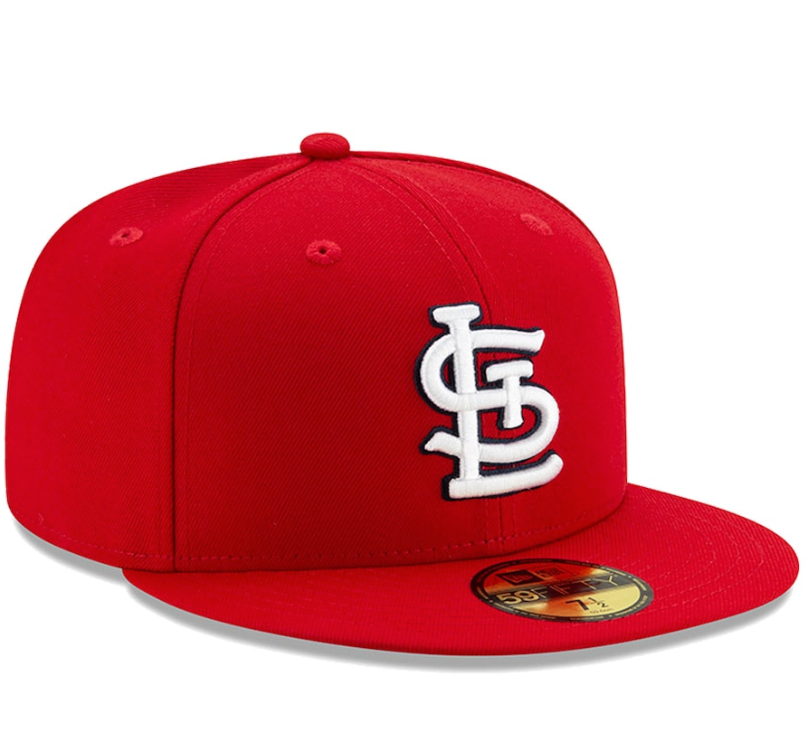 Men's St. Louis Cardinals New Era Red Authentic Collection On-Field 59FIFTY Fitted Hat Official Team Hat Sports Fan Cap Official MLB Team Hat Baseball