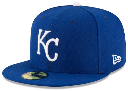 Men's Kansas City Royals New Era Royal Game Authentic Collection On-Field 59FIFTY Fitted Hat Official Team Hat Sports Fan Cap Official MLB Team Hat Ba