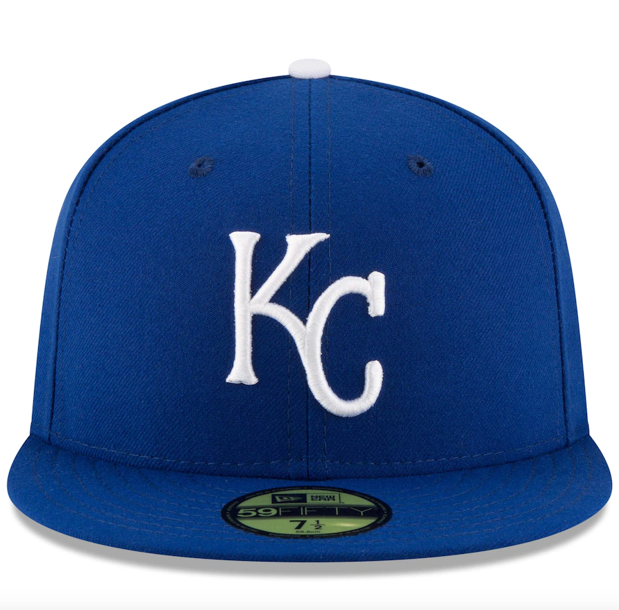 Men's Kansas City Royals New Era Royal Game Authentic Collection On-Field 59FIFTY Fitted Hat Official Team Hat Sports Fan Cap Official MLB Team Hat Ba