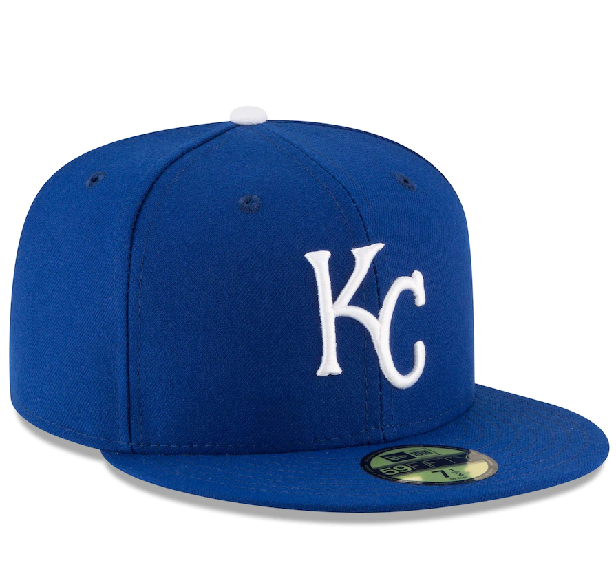 Men's Kansas City Royals New Era Royal Game Authentic Collection On-Field 59FIFTY Fitted Hat Official Team Hat Sports Fan Cap Official MLB Team Hat Ba