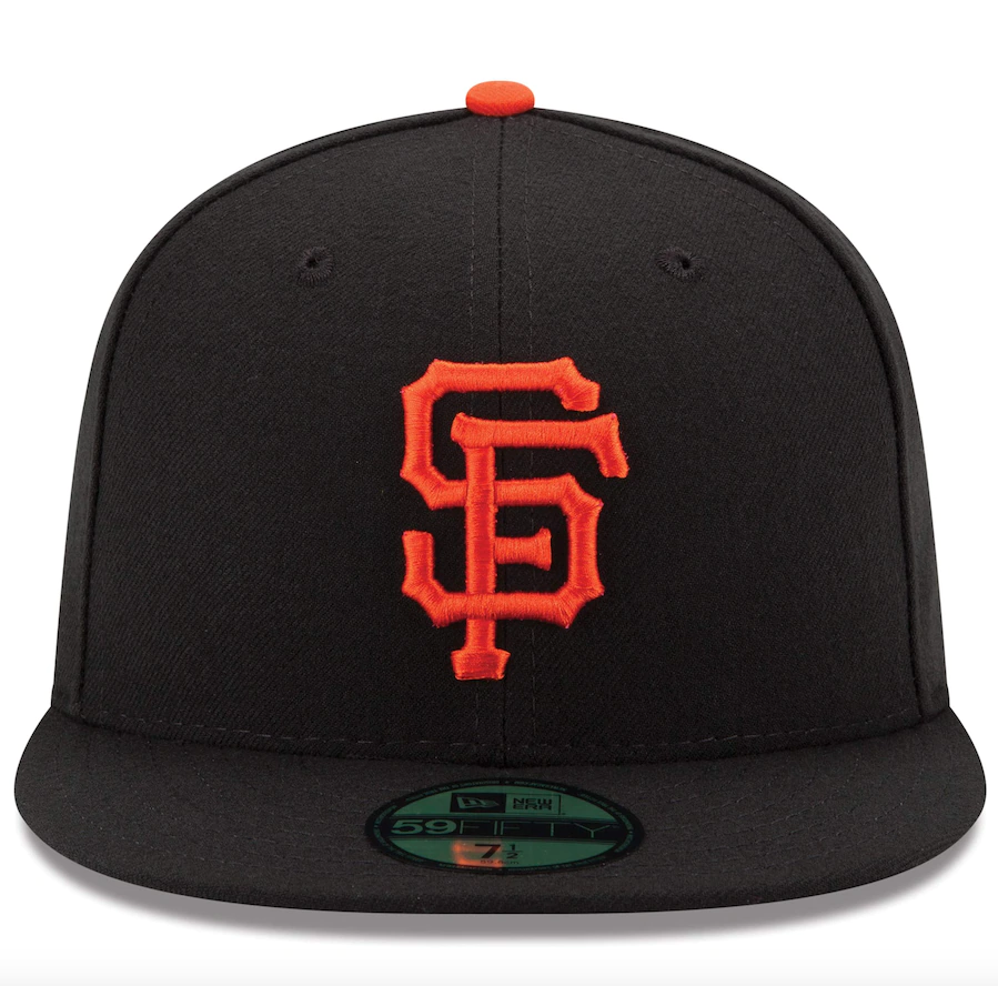 Men's San Francisco Giants New Era Black Game Authentic Collection On-Field 59FIFTY Fitted Hat Official Team Hat Sports Fan Cap Official MLB Team Hat