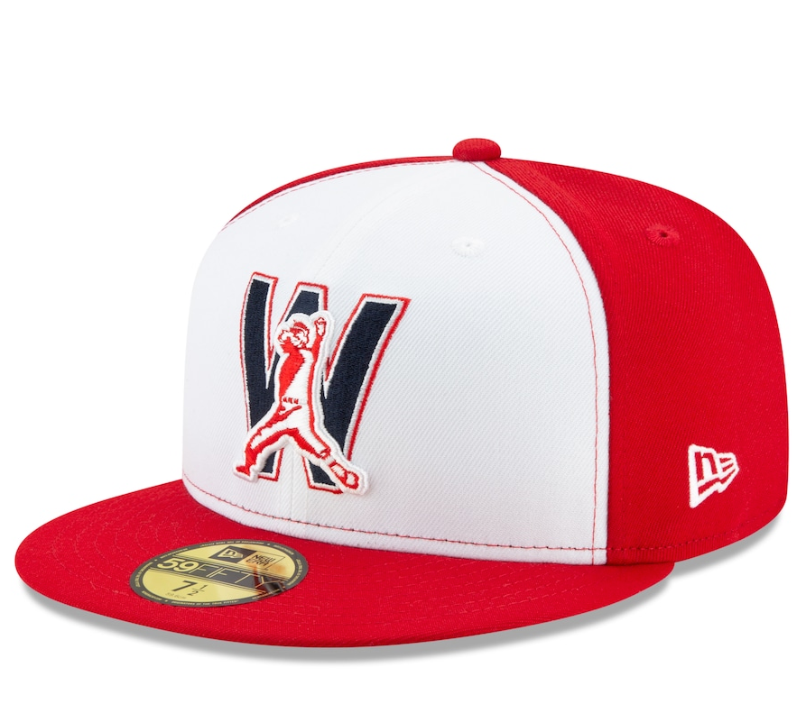 Men's Washington Nationals New Era White Alternate 4 Authentic Collection On-Field 59FIFTY Fitted Hat Official Team Hat Sports Fan Cap Official MLB Te
