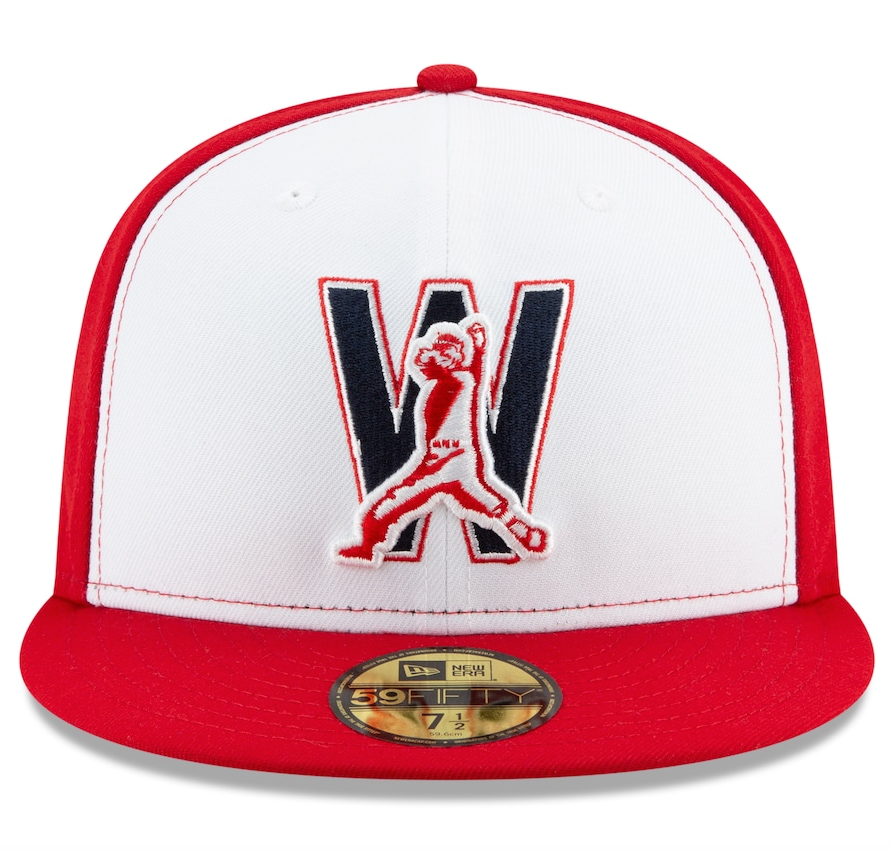 Men's Washington Nationals New Era White Alternate 4 Authentic Collection On-Field 59FIFTY Fitted Hat Official Team Hat Sports Fan Cap Official MLB Te