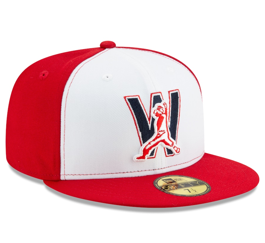 Men's Washington Nationals New Era White Alternate 4 Authentic Collection On-Field 59FIFTY Fitted Hat Official Team Hat Sports Fan Cap Official MLB Te
