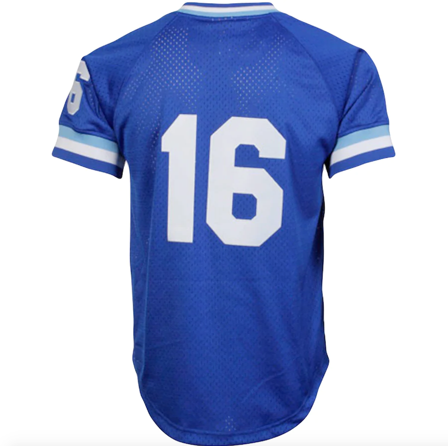 Men's Mitchell & Ness Authentic Replica Bo Jackson Kansas City Royals 1989 Blue Mesh Batting Practice Jersey Official Team Jersey Sports Fan Apparel O