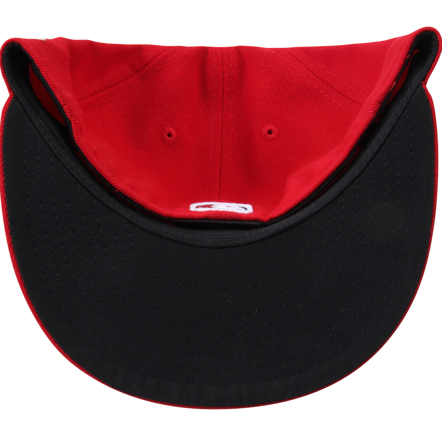 Men's Washington Nationals New Era Red Game Authentic Collection On-Field 59FIFTY Fitted Hat Official Team Hat Sports Fan Cap Official MLB Team Hat Ba