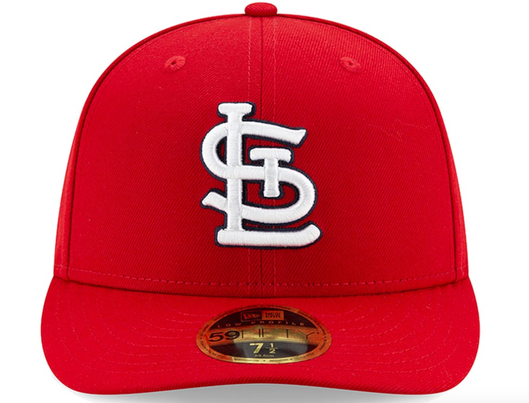 Men's St. Louis Cardinals New Era Red Low Profile Authentic Collection On-Field 59FIFTY Fitted Hat Official Team Hat Sports Fan Cap Official MLB Team